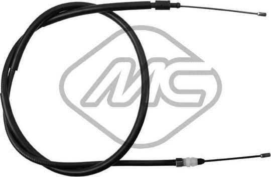 Трос ручника (тросик ручного тормоза) Metalcaucho. Артикул 80423