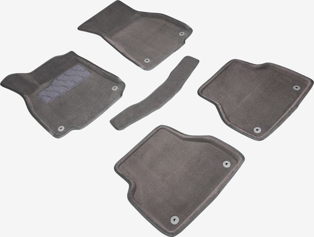 Коврики 3D Seintex для салона Audi A6 C8 2018-2026 СЕРЫЕ. Артикул 95821