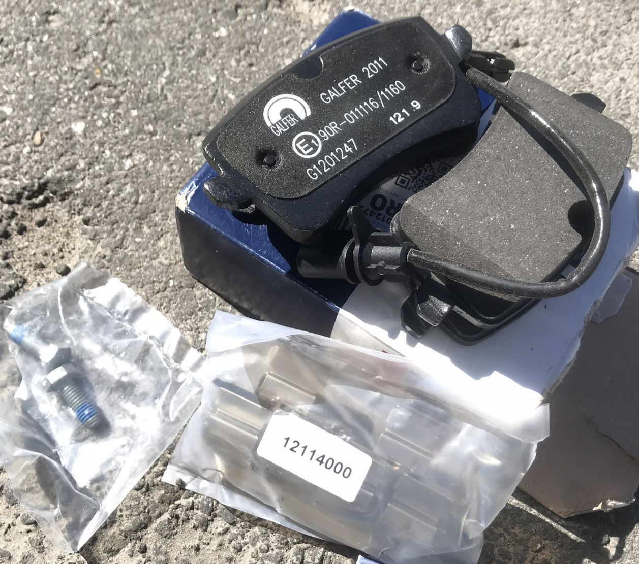 Тормозные колодки Galfer. Артикул B1.G120-1247.2