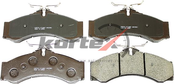 Колодки тормозные передние (Kortex). Артикул KT1288T