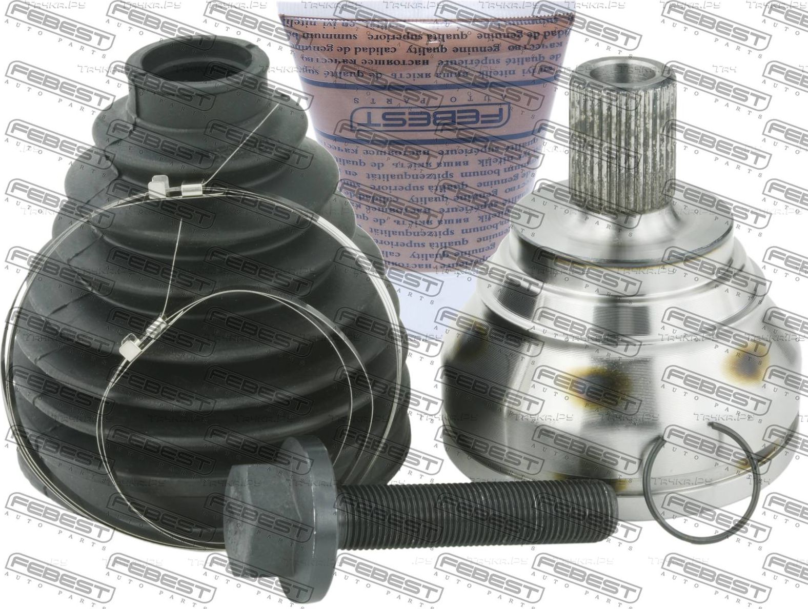 Шрус наружный (граната) Febest передний для Volkswagen Golf VI 2012-2013. Артикул 1710-Q3