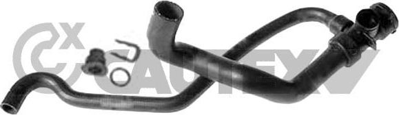 Патрубок радиатора (системы охлаждения) Cautex нижний для Audi A4 I (B5) 1995-2000. Артикул 753568