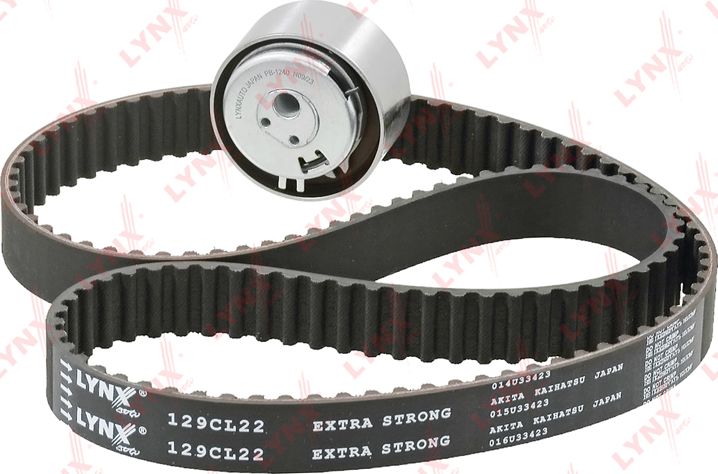 Ремень ГРМ с роликами (комплект) LYNXauto. Артикул PK-1245