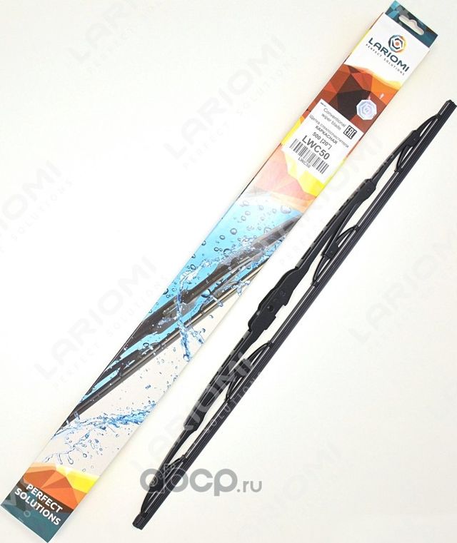 ЩЕТКА СТЕКЛООЧИСТИТЕЛЯ КАРКАСНАЯ 500 ММ (1 ШТ.) (Lariomi). Артикул LWC50