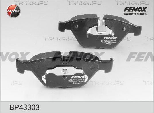 Тормозные колодки Fenox передние для BMW 7 IV (E65/E66) 2001-2008. Артикул BP43303