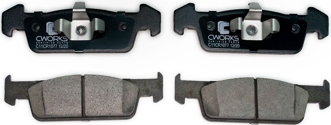 Тормозные колодки Cworks передние для Renault Logan II 2013-2026. Артикул C11CR1077