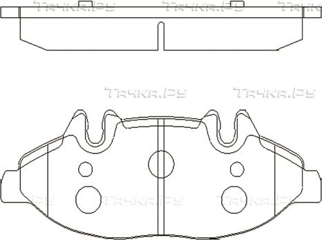 Тормозные колодки CTR. Артикул GK0067