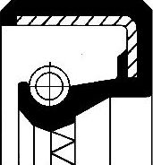 Сальник Corteco (NBR (бутадиен-нитрильный каучук)). Артикул 19035001B