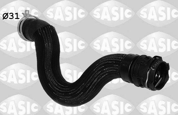 Патрубок радиатора (системы охлаждения) Sasic правый верхний для Peugeot Partner Tepee 2008-2018. Артикул 3400272