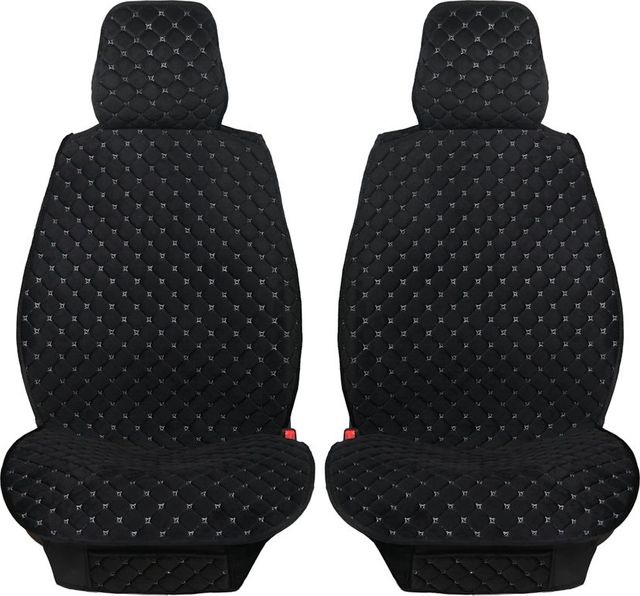 Накидки Seintex каркасные Romb Plus на сидения, цвет Черный/Серый. Артикул 317711