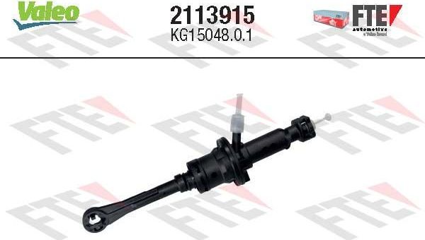 Цилиндр сцепления главный Valeo (полимерный материал). Артикул 2113915