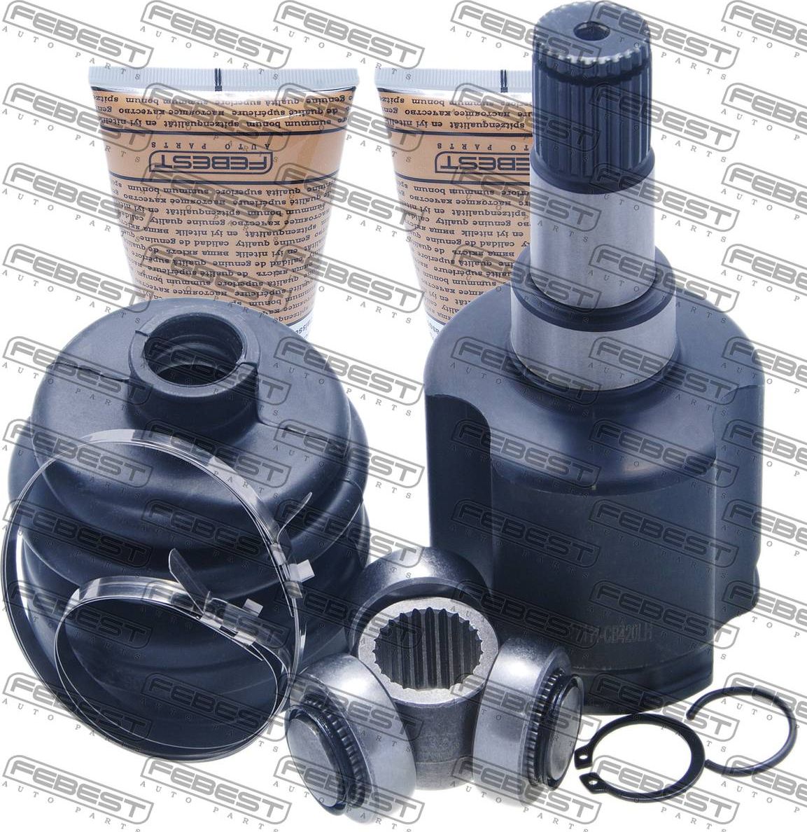 Шрус внутренний (граната) Febest передний левый для Volvo S60 II 2011-2018. Артикул 2111-CB420LH