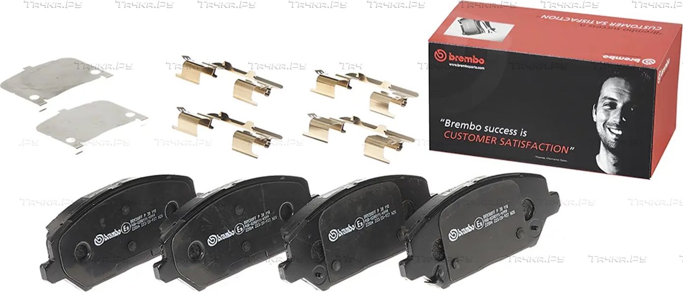 Тормозные колодки Brembo PRIME LINE передние для Kia XCeed I 2019-2026. Артикул P 30 110