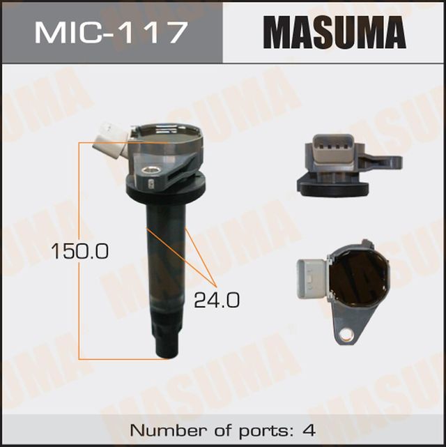 Катушка зажигания Masuma для Toyota bB II 2005-2016. Артикул MIC-117