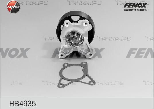 Помпа (водяной насос) Fenox для Renault Clio III 2006-2014. Артикул HB4935