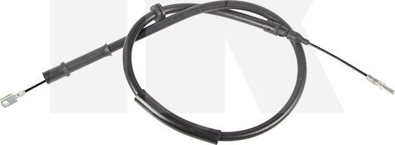Трос ручника (тросик ручного тормоза) NK. Артикул 903333