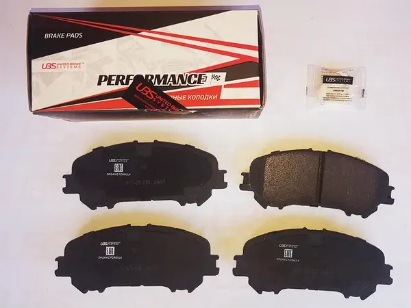 Премиум тормозные колодки для QASHQAI /X-TRAIL 13- перед.  в комплекте со смазкой (5г) (UBS). Артикул bp1105135