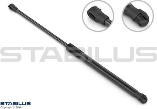 Амортизатор (упор) капота Stabilus Lift-O-Mat® правый/левый для Lexus RX IV 2015-2026. Артикул 935485