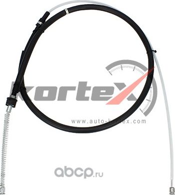 Трос ручного тормоза VW POLO SEDAN 10 (Kortex). Артикул KBC227