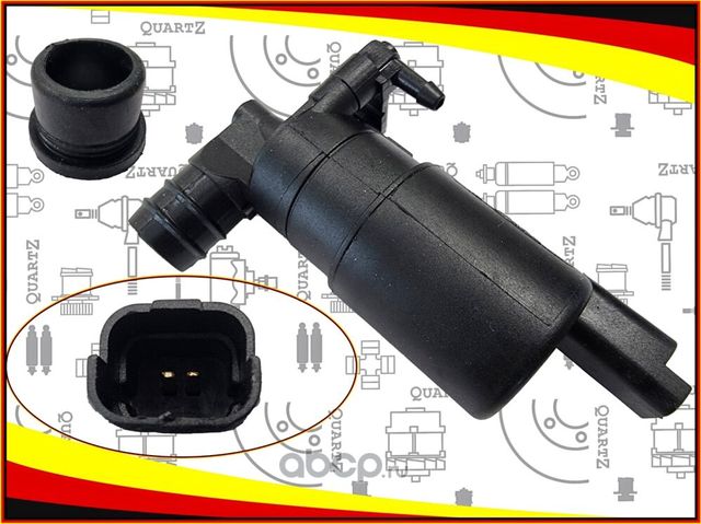 QZ6001549443 CITROEN C4 II (B7) 2009.11> Насос стеклоомывателя (Quartz). Артикул QZ6001549443