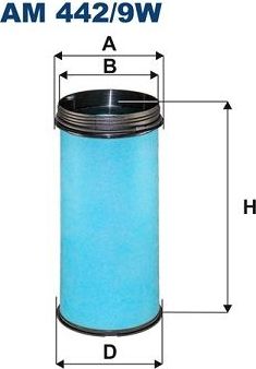 Фильтр воздушный Filtron. Артикул AM 442/9W