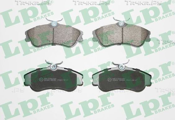 Тормозные колодки LPR передние для Peugeot Partner I 1996-2015. Артикул 05P950