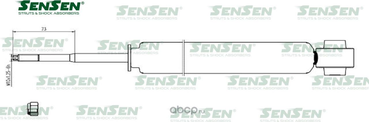 АМОРТ. ЗАД. ГАЗ HONDA STEP WGN (Sensen). Артикул 32130386