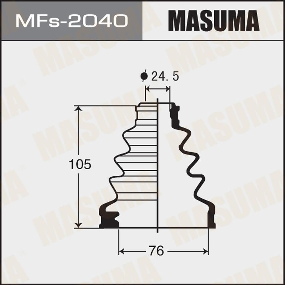 Пыльник ШРУСа MASUMA MFs-2040 (силикон). Артикул MFS2040