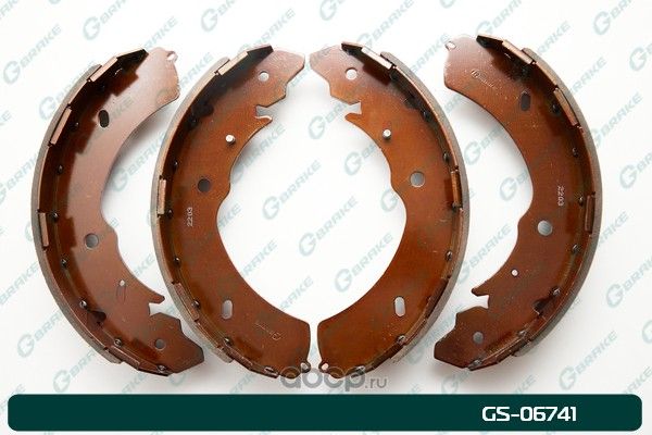 Колодки тормозные барабанные (G-Brake). Артикул GS06741