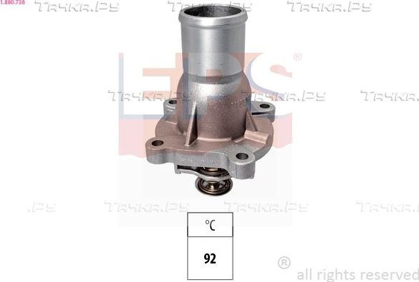 Термостат EPS Made in Italy - OE Equivalent для Fiat Stilo 2005-2008. Артикул 1.880.738