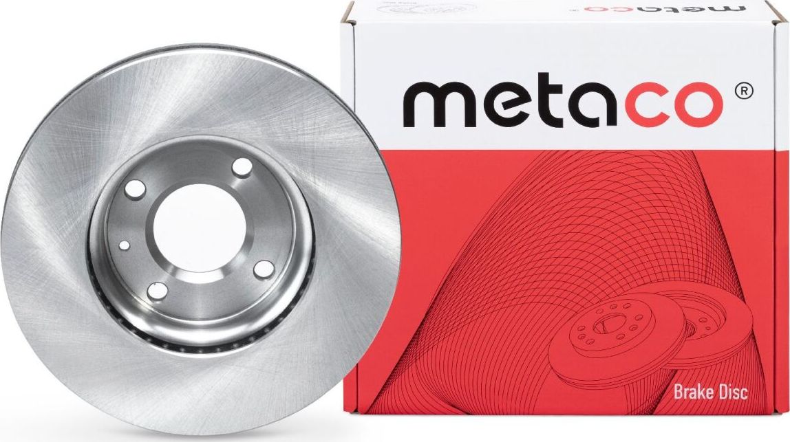 Диск тормозной передний вентилируемый (Metaco). Артикул 3050398