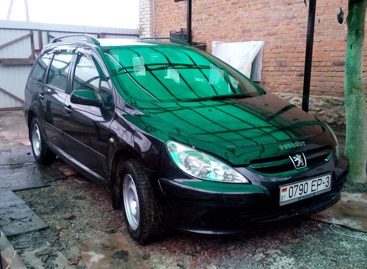 Дефлектор Vip-Tuning для капота Peugeot 307 2001-2005. Артикул PG02