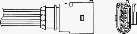 Лямбда-зонд (кислородный датчик) NGK. Артикул 0049