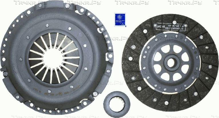Сцепление (комплект) SACHS для Audi 100 IV (C4) 1991-1994. Артикул 3000 387 101