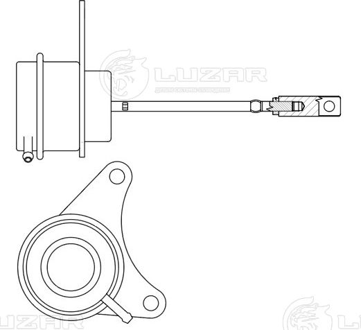 Актуатор IVECO DAILY 06- турбокомпрессора Luzar. Артикул LTC 1658