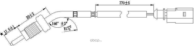 Датчик температуры выхлопных газов (Magtechnic). Артикул MAG0035OG