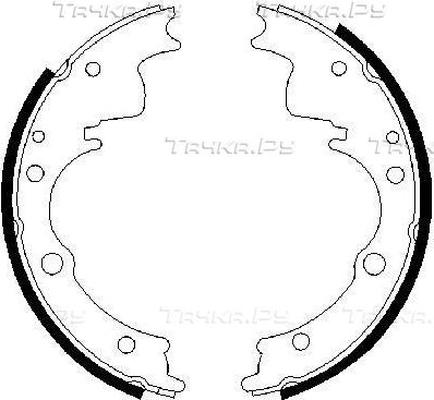 Тормозные колодки Bosch задние для IVECO Daily II 1989-1998. Артикул 0 986 487 287