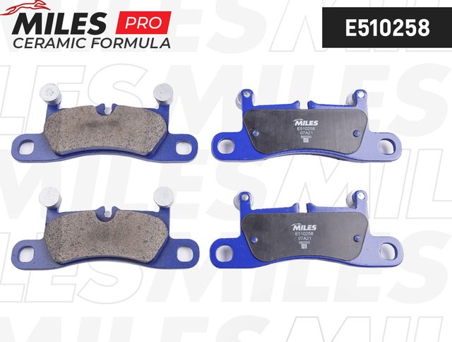 Тормозные колодки Miles (Керамика). Артикул E510258