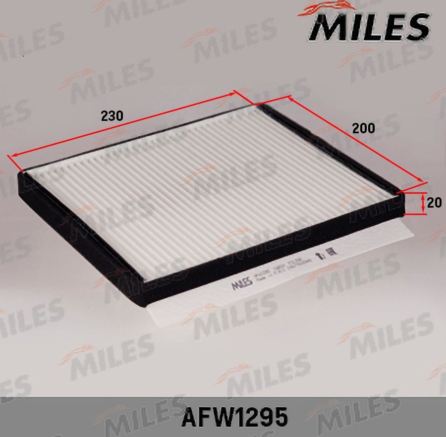 Салонный фильтр Miles. Артикул AFW1295