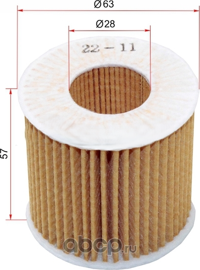 Фильтр масляный (Micro). Артикул O1646