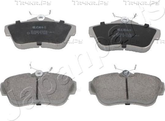 Тормозные колодки Japanparts задние для Citroen Jumpy II 2007-2016. Артикул PP-2002AF