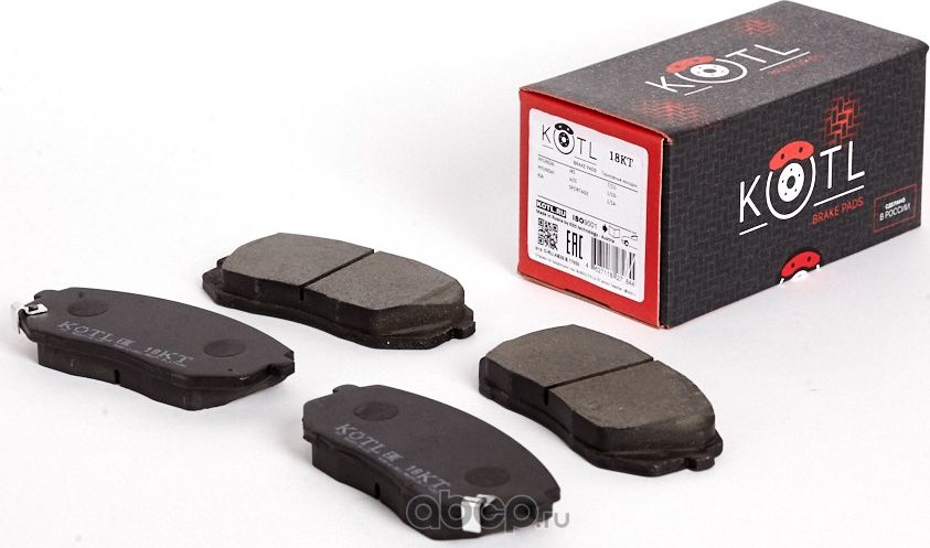 Колодки тормозные дисковые к-т HYUNDAI (i40   ix35  SPORTAGE) - перед  KI (Kotl). Артикул 18kt