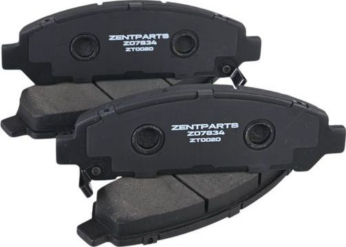Тормозные колодки Zentparts. Артикул Z07834
