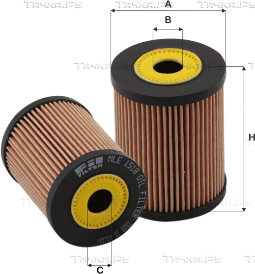 Масляный фильтр FIL Filter для Chevrolet Lacetti 2007-2013. Артикул MLE 1518