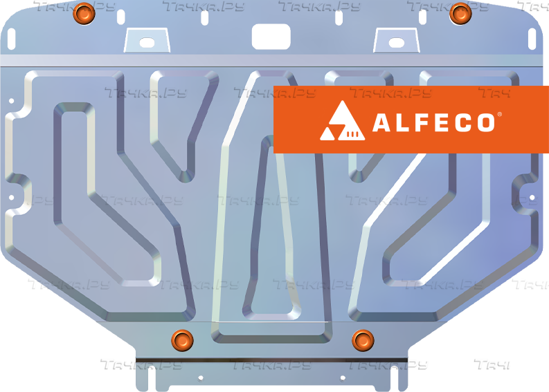 Защита алюминиевая Alfeco для картера Volkswagen Passat B5 1996-2001. Артикул ALF.26.08al
