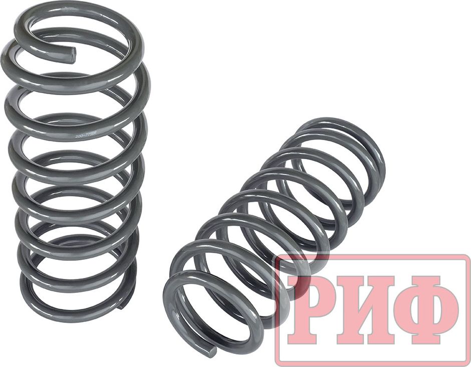 Пружины задние РИФ (2 шт) для Toyota Land Cruiser 200 2007-2021, +0-100 кг, лифт 25 мм. Артикул 200-775B