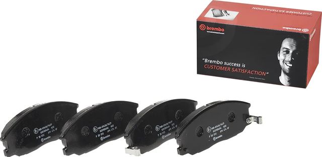 Тормозные колодки Brembo передние для Zotye T600 2013-2026. Артикул P 30 013