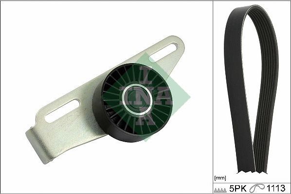 Приводной ремень поликлиновой с роликами (комплект) Ina. Артикул 529 0441 10