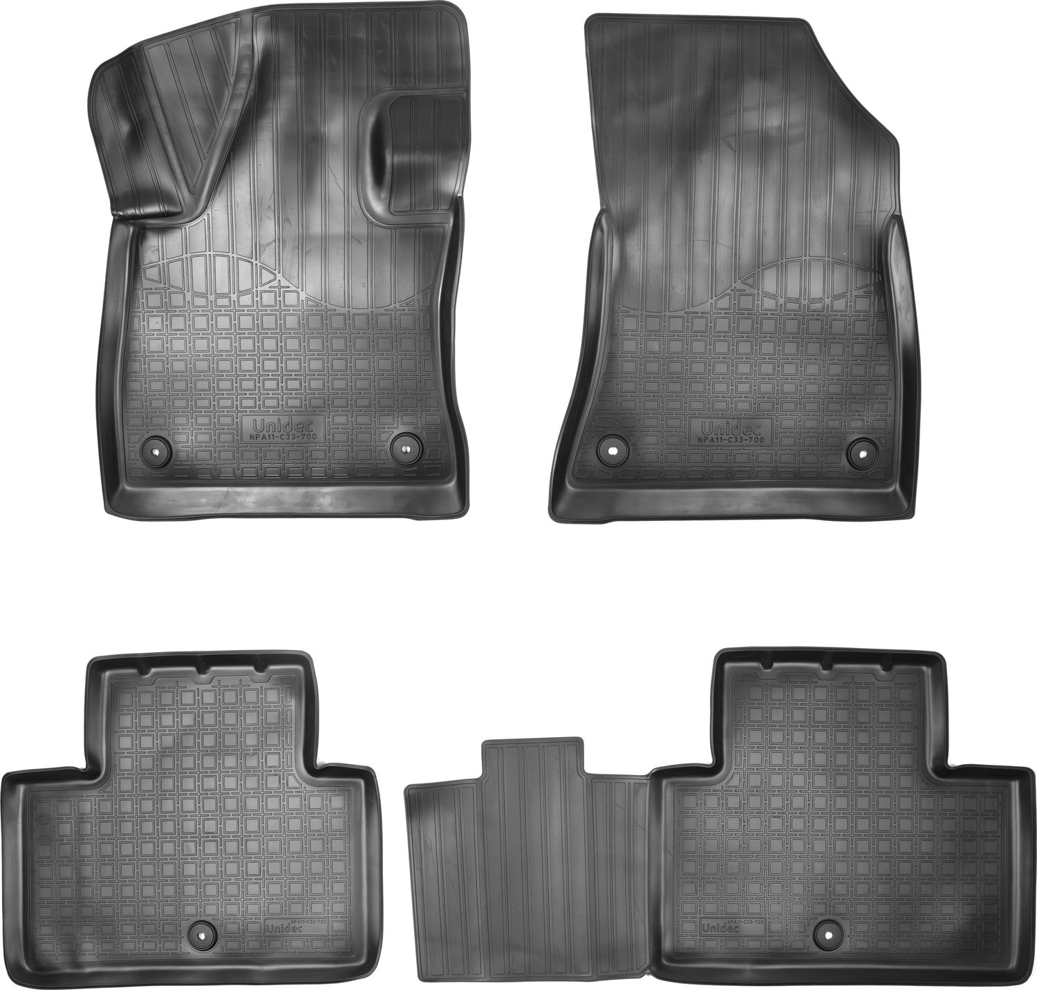 Коврики 3D Норпласт для салона Infiniti QX50 2018-2026. Артикул NPA11-C33-700