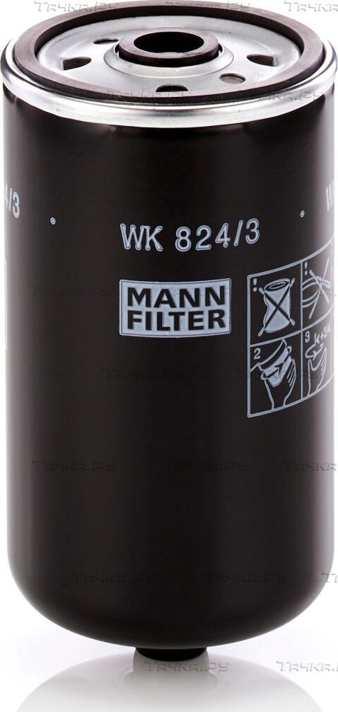 Топливный фильтр Mann-Filter для Kia Rio II 2006-2011. Артикул WK 824/3